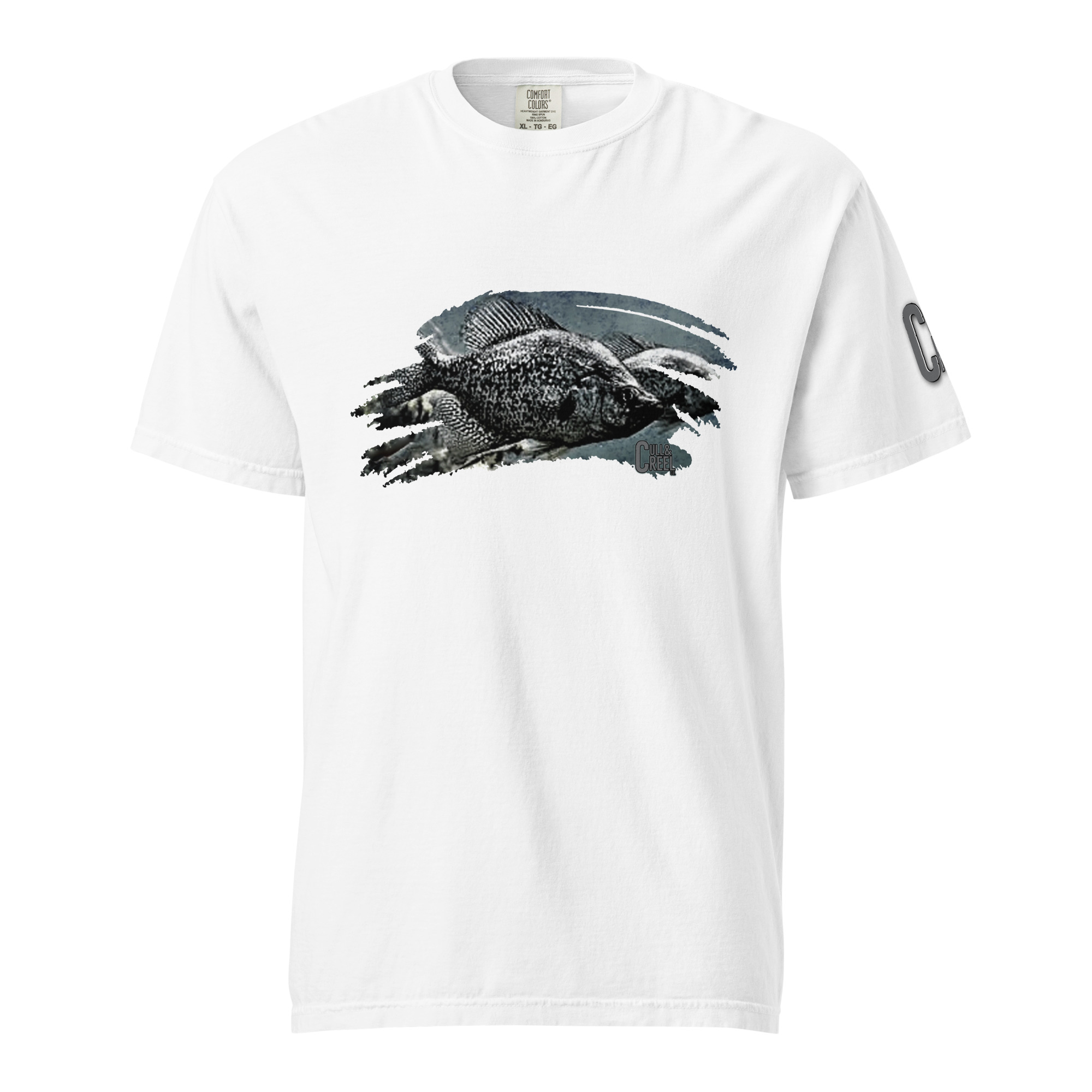 Crappie Lager Tee - Charcoal